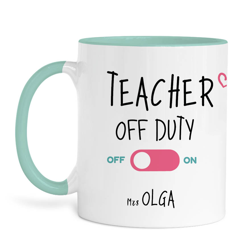 Κούπα “Teacher off duty flamingo”