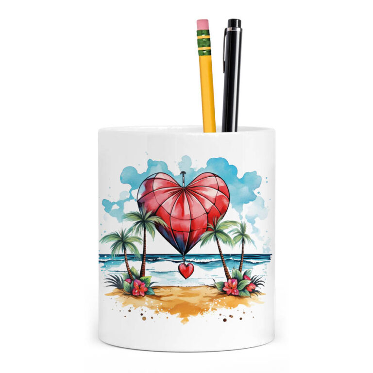 Μολυβοθήκη για τη δασκάλα “Αερόστατο καρδιά”