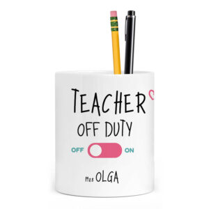 Μολυβοθήκη “Teacher off duty flamingo”