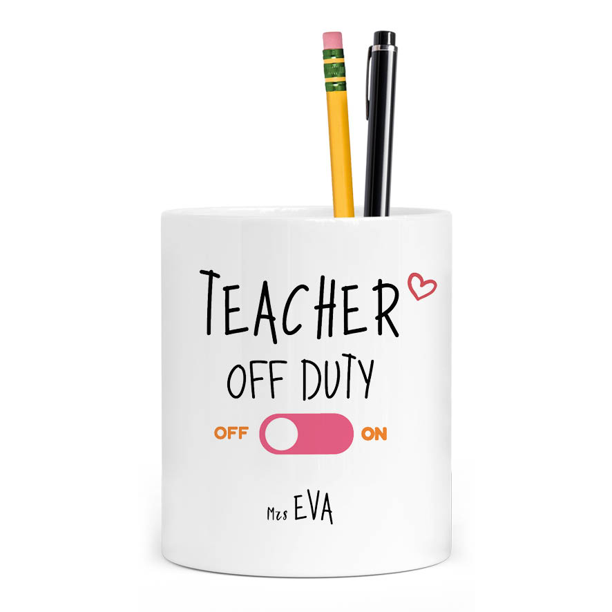 Μολυβοθήκη “Teacher off duty Παπάκι”