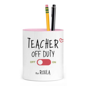 Μολυβοθήκη “Teacher off duty Γάτα”