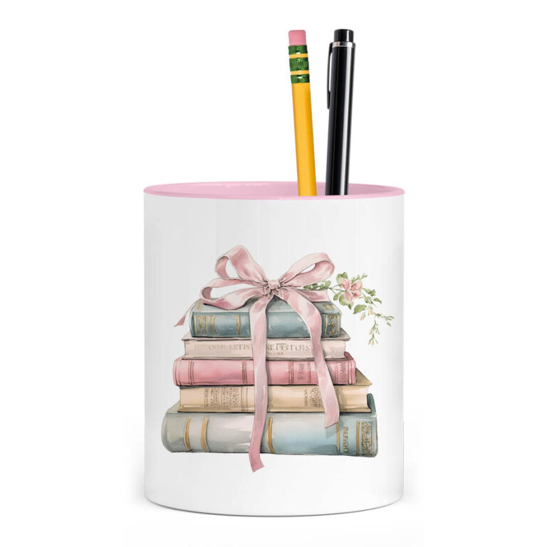 Μολυβοθήκη για τη δασκάλα “Βιβλία με φιόγκο”