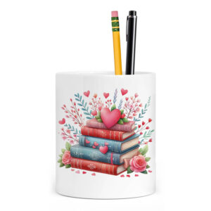 Μολυβοθήκη για τη δασκάλα “Βιβλία με καρδιά”