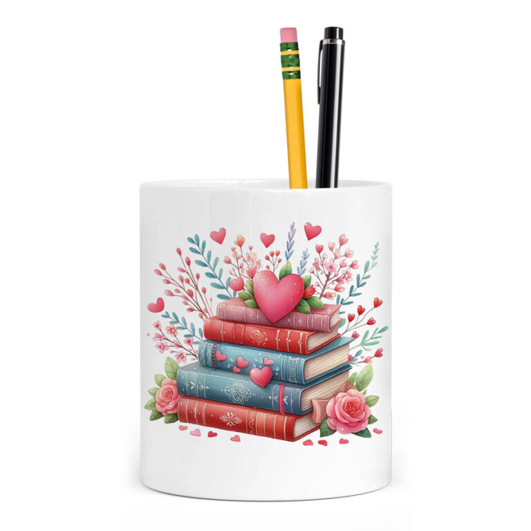 Μολυβοθήκη για τη δασκάλα “Βιβλία με καρδιά”