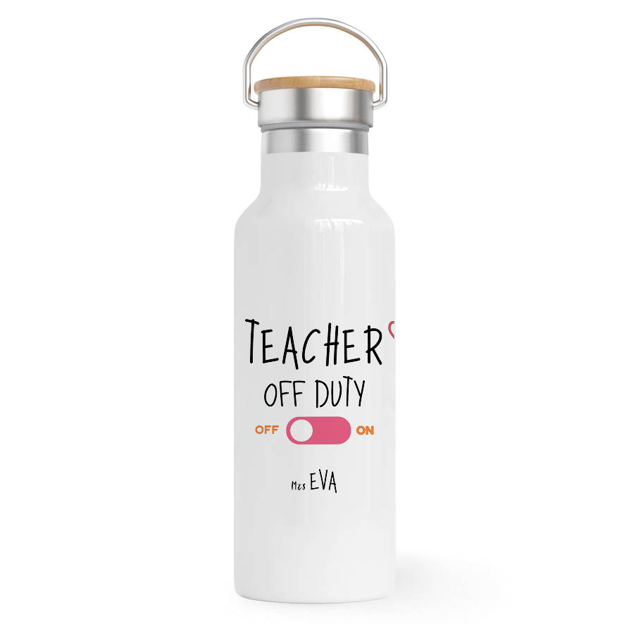 Θερμός Ανοξείδωτο 500ml “Teacher off duty Παπάκι”