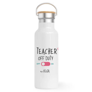 Θερμός Ανοξείδωτο 500ml “Teacher off duty flamingo”