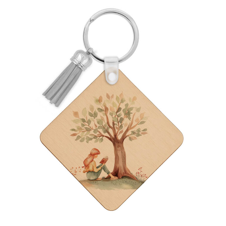 Ξύλινο Μπρελόκ για τη δασκάλα “Δέντρο”