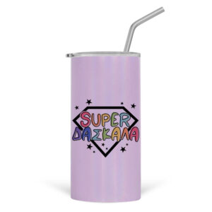 Ποτήρι Θερμός με καλαμάκι 480ml “Super δασκάλα”