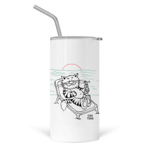 Ποτήρι Θερμός με καλαμάκι 480ml “Teacher off duty”