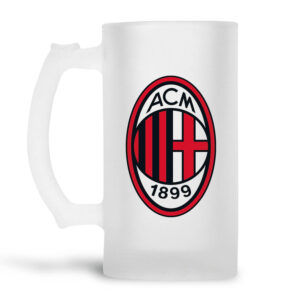 Γυάλινο ποτήρι μπύρας AC Milan 500ml