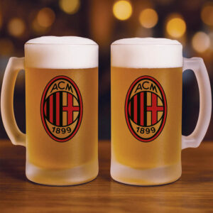 Γυάλινο ποτήρι μπύρας AC Milan 500ml