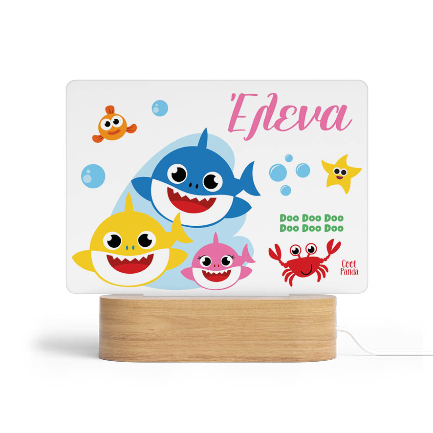 Φωτιστικό Led “Baby shark” girl
