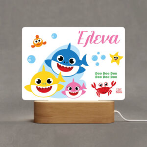 Φωτιστικό Led “Baby shark” girl