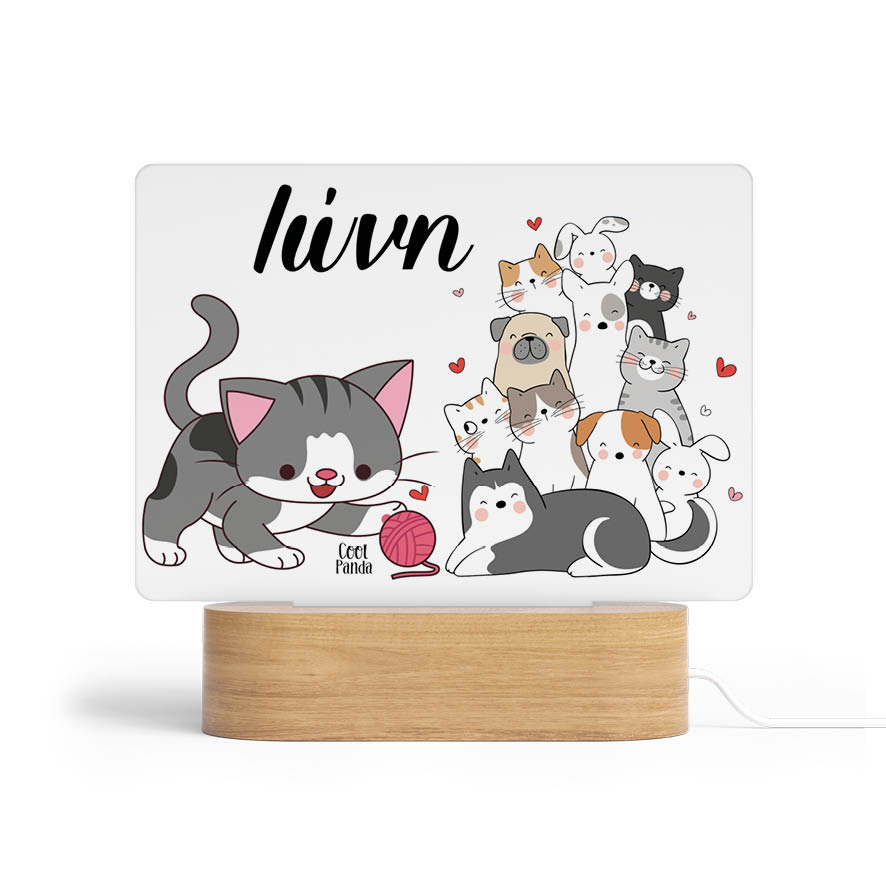 Φωτιστικό Led “Γατούλες και σκυλάκια”