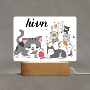 Φωτιστικό Led “Γατούλες και σκυλάκια”