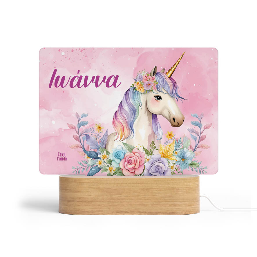 Φωτιστικό Led “Floral Μονόκερος”