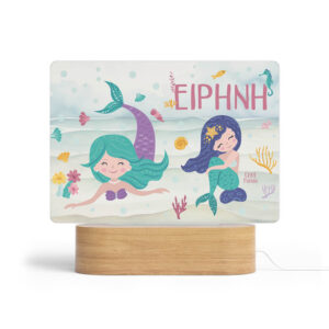 Φωτιστικό Led “Μωβ Γοργόνες”