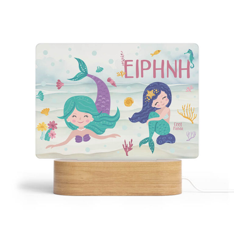 Φωτιστικό Led “Μωβ Γοργόνες”