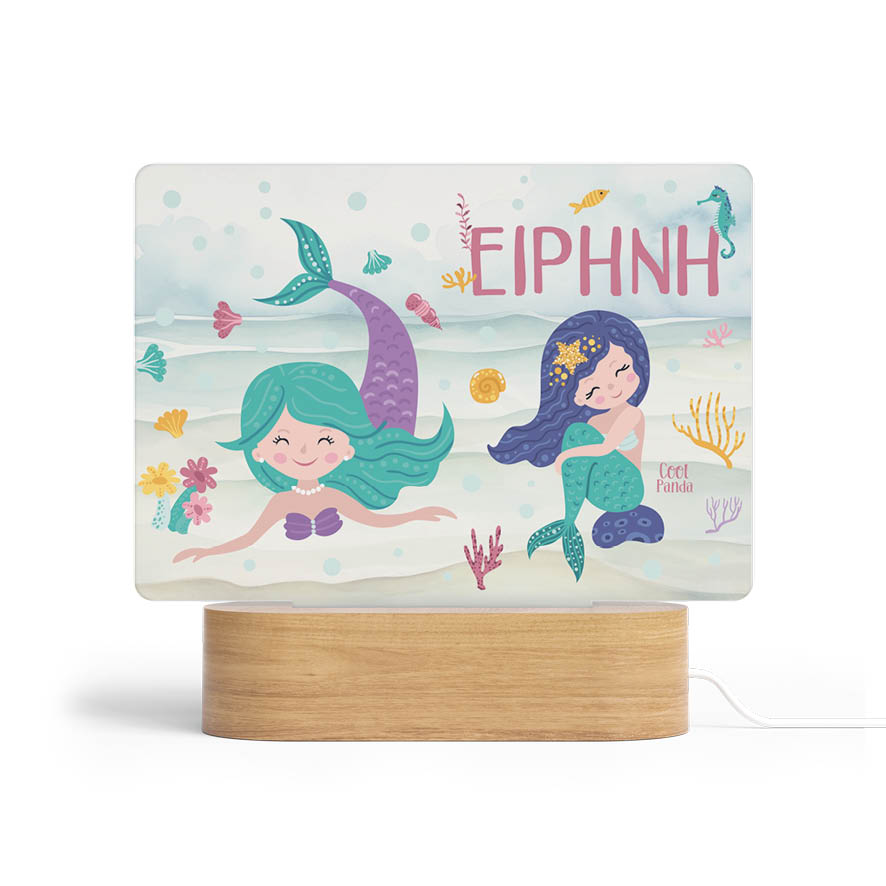 Φωτιστικό Led “Μωβ Γοργόνες”