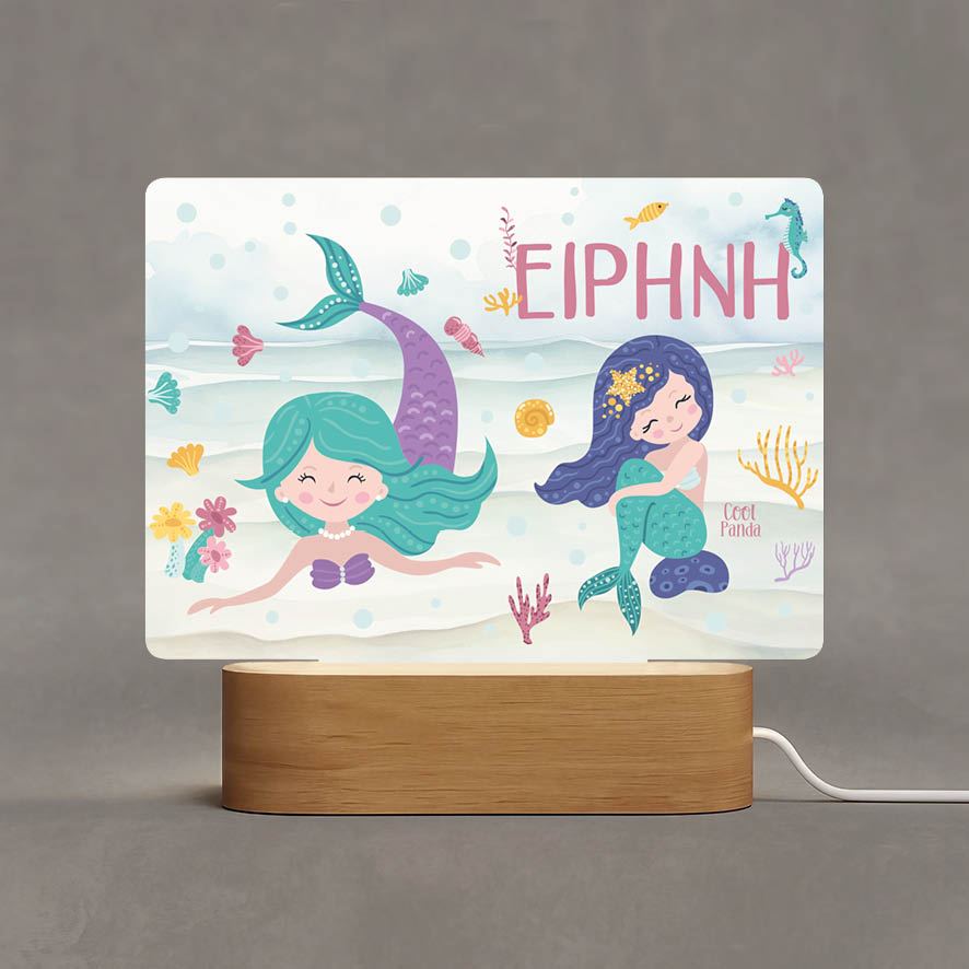 Φωτιστικό Led “Μωβ Γοργόνες”