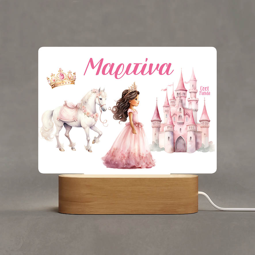 Φωτιστικό Led “Πριγκίπισσα με κάστρο”