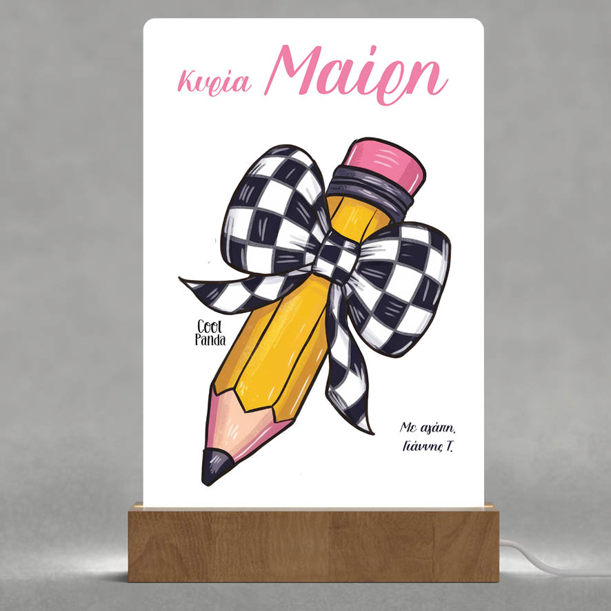 Φωτιστικό Led “Κίτρινο μολύβι”