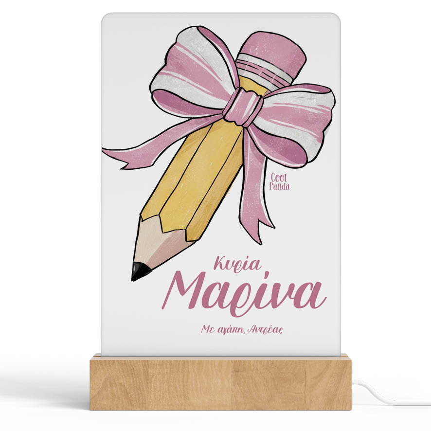 Φωτιστικό Led “Μολύβι με φιόγκο”