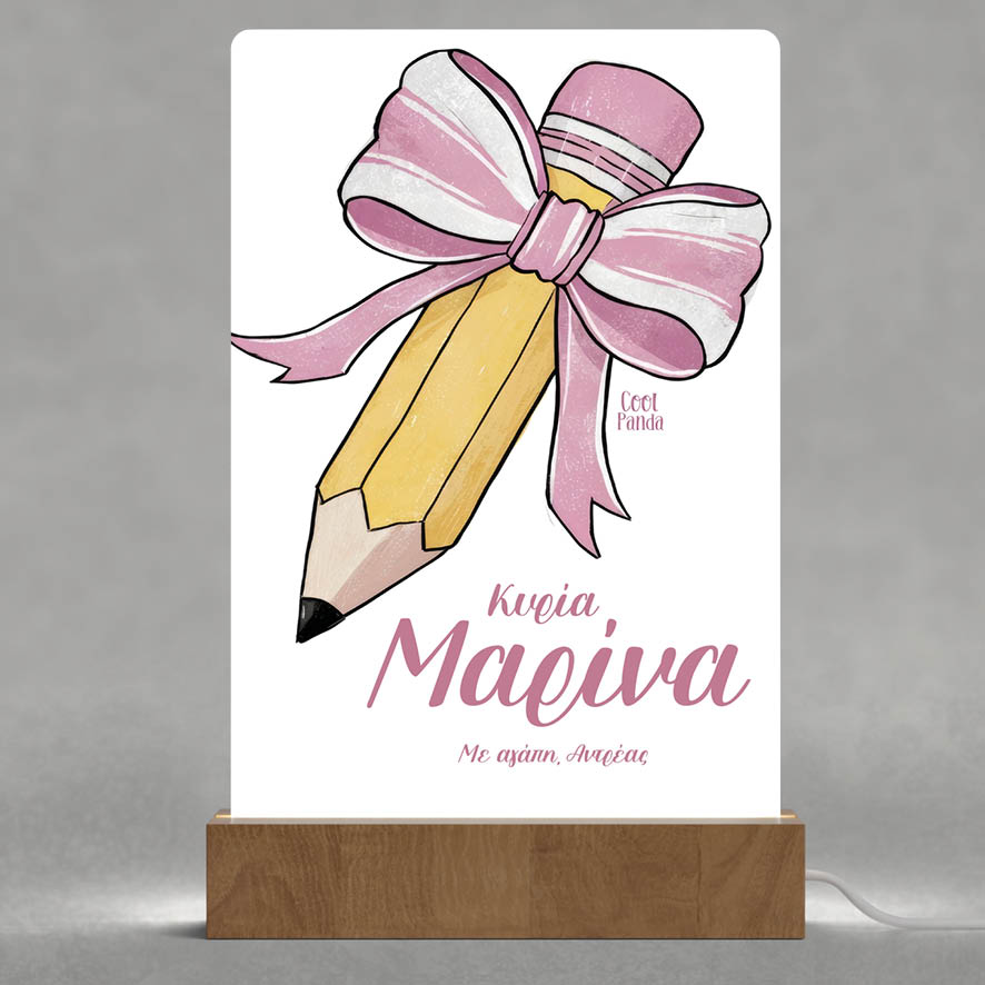 Φωτιστικό Led “Μολύβι με φιόγκο”