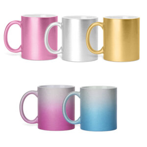 Κούπα πορσελάνη 11oz  glitter με δική σου εκτύπωση