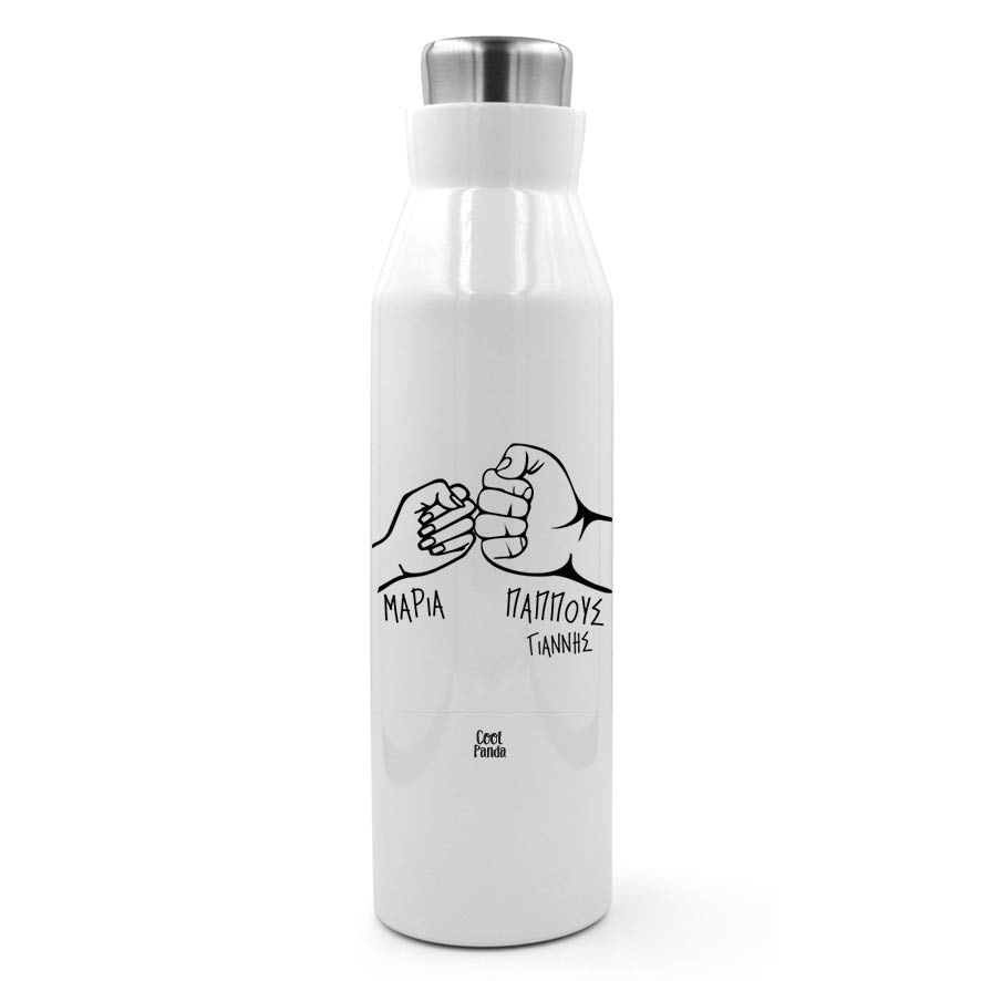 Θερμός Ανοξείδωτο 600ml “Super Παππούς”