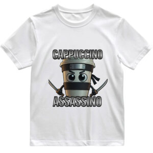 T-shirt Brainrot Collection “Cappuccino Assassino”