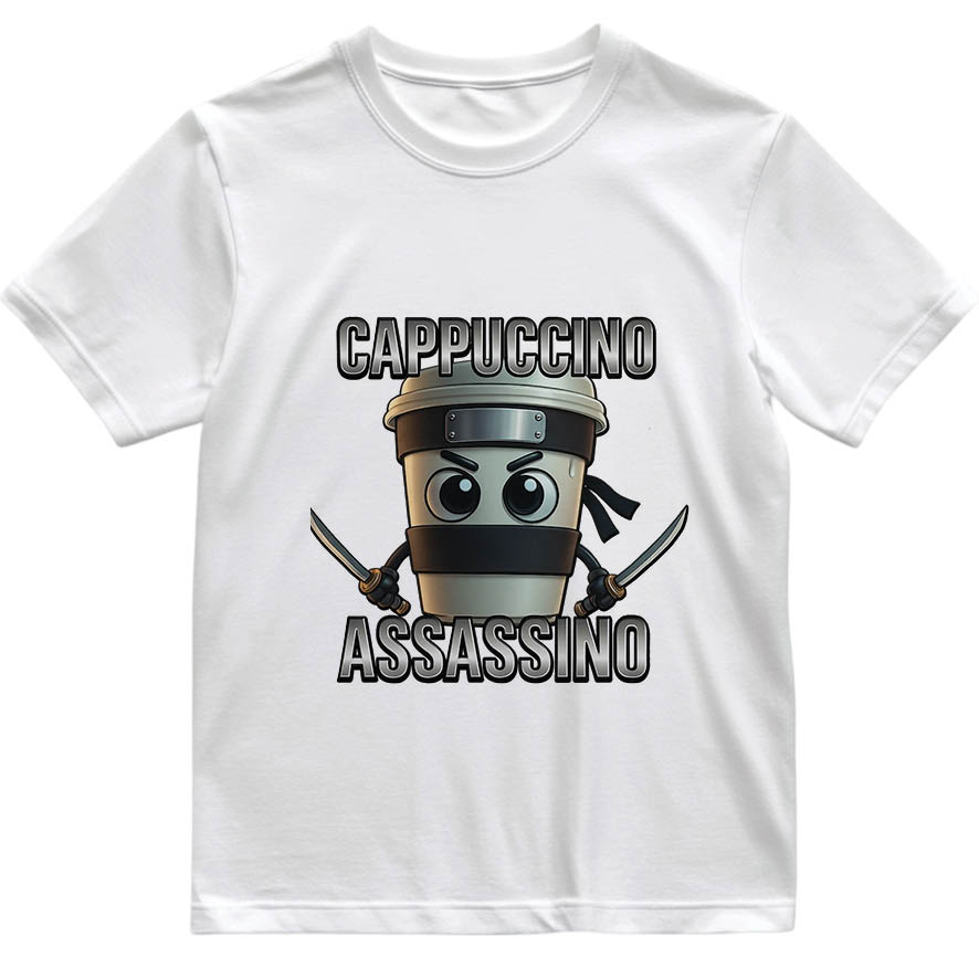 T-shirt Brainrot Collection “Cappuccino Assassino”