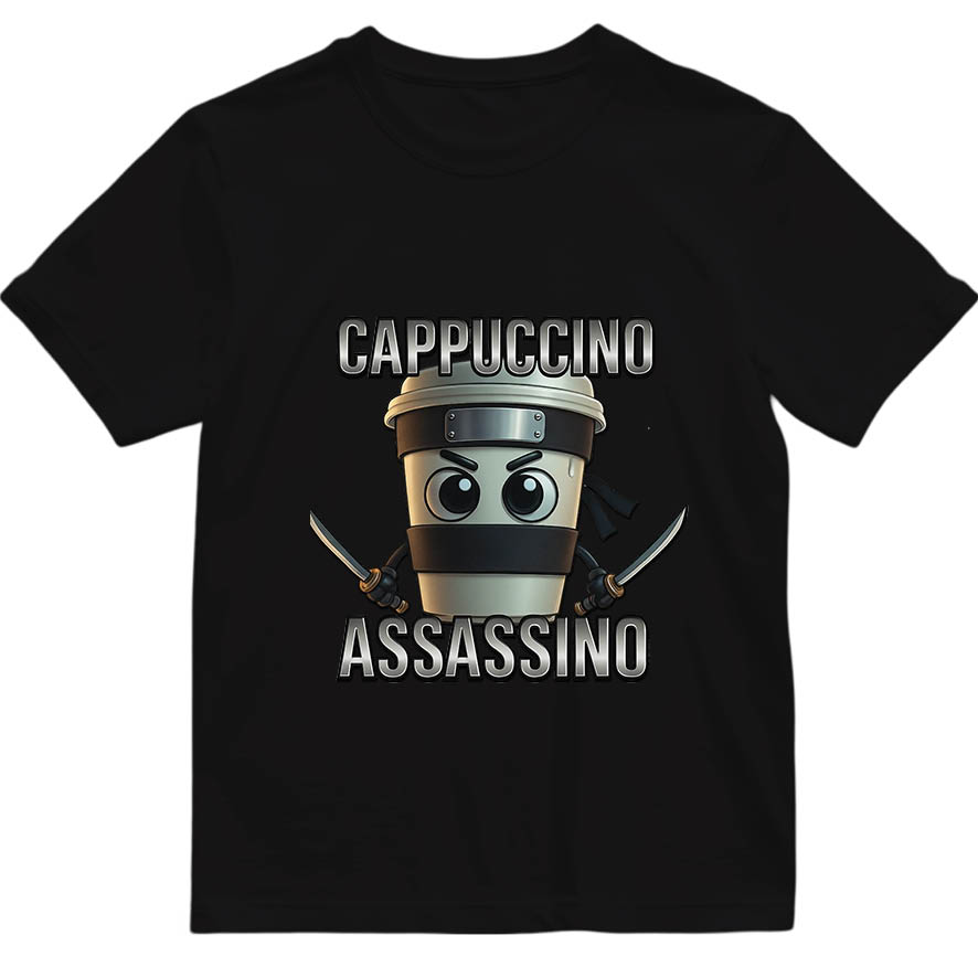 T-shirt Brainrot Collection “Cappuccino Assassino”