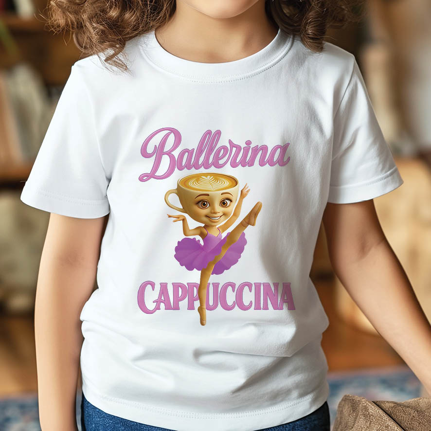T-shirt Brainrot Collection “Ballerina Cappuccina”