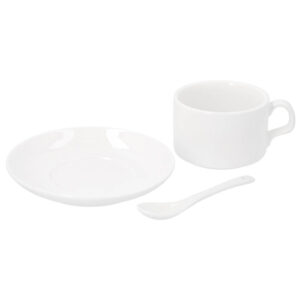 Φλιτζάνι με Πιατάκι & Κουταλάκι 6oz με δική σου εκτύπωση