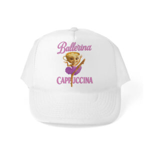 Καπέλο παιδικό πεντάφυλλο τζόκεϊ Brainrot Collection “Ballerina Cappuccina”