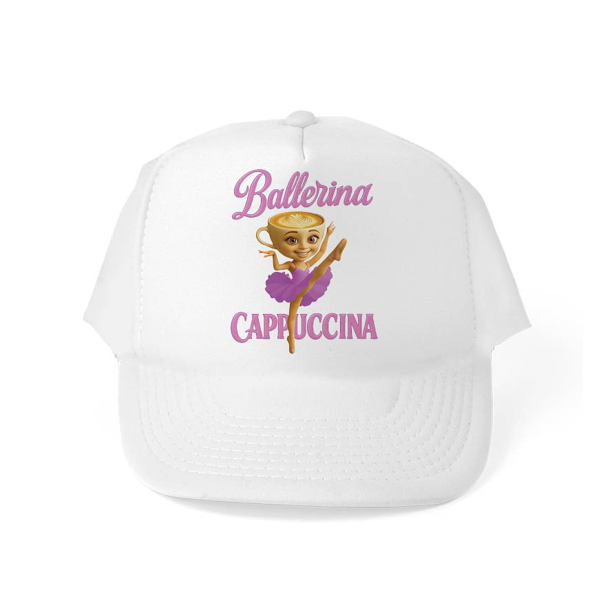 Καπέλο παιδικό πεντάφυλλο τζόκεϊ Brainrot Collection “Ballerina Cappuccina”