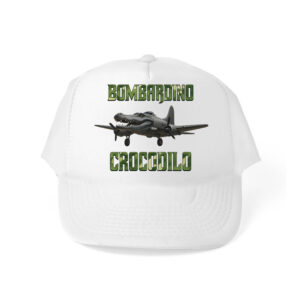 Καπέλο παιδικό πεντάφυλλο τζόκεϊ Brainrot Collection “Bombardino Crocodilo”