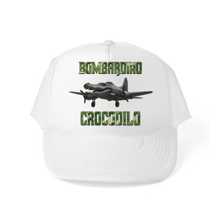 Καπέλο παιδικό πεντάφυλλο τζόκεϊ Brainrot Collection “Bombardino Crocodilo”