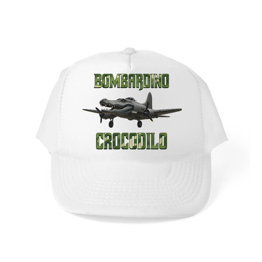 Καπέλο παιδικό πεντάφυλλο τζόκεϊ Brainrot Collection “Bombardino Crocodilo”