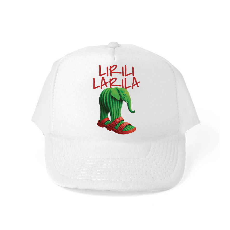 Καπέλο παιδικό πεντάφυλλο τζόκεϊ Brainrot Collection “Lirili Larila”