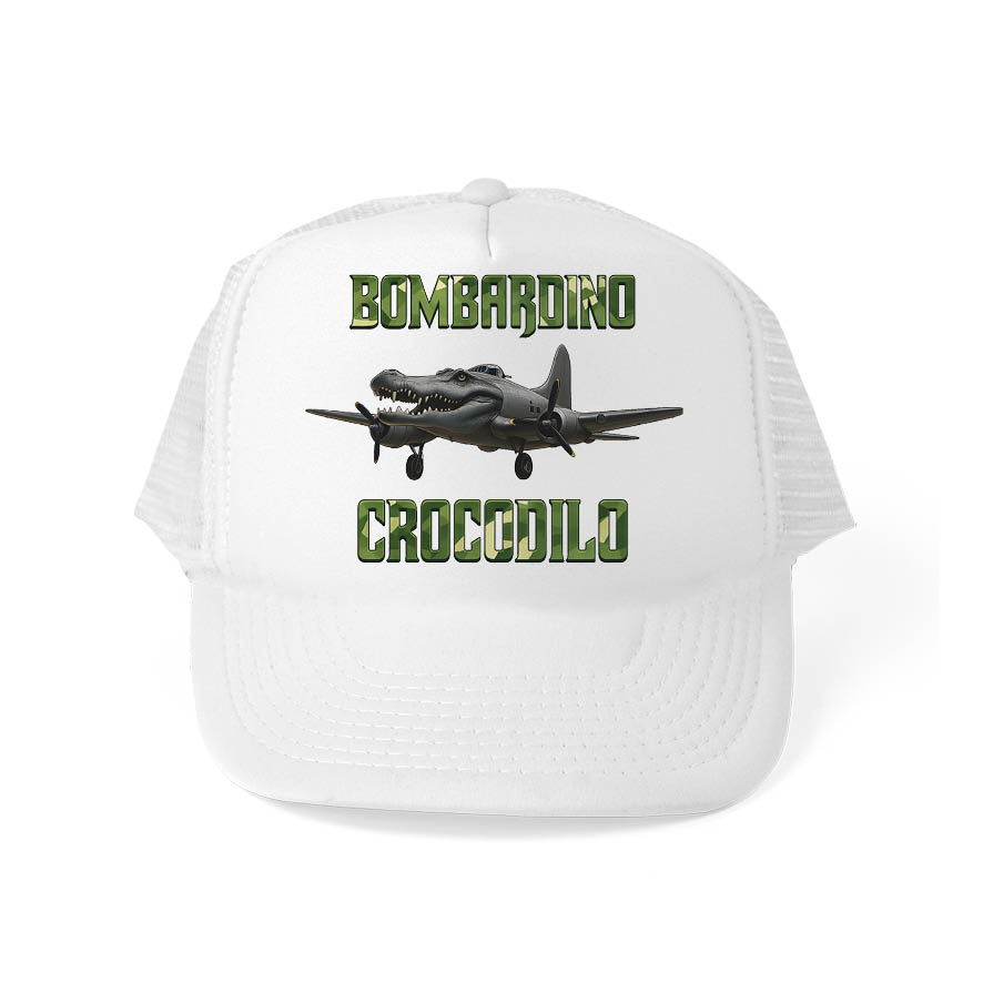 Καπέλο παιδικό πεντάφυλλο με δίχτυ Brainrot Collection “Bombardino Crocodilo”
