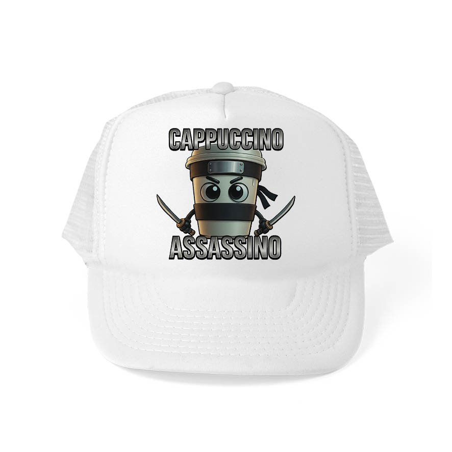 Καπέλο παιδικό πεντάφυλλο με δίχτυ Brainrot Collection “Cappuccino Assassino”