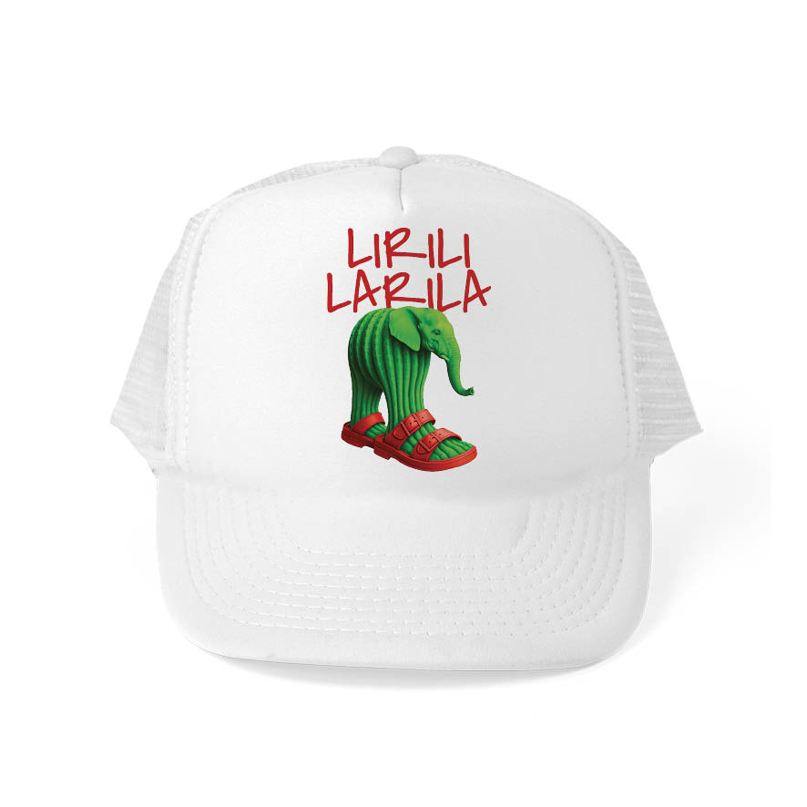 Καπέλο παιδικό πεντάφυλλο με δίχτυ Brainrot Collection “Lirili Larila”