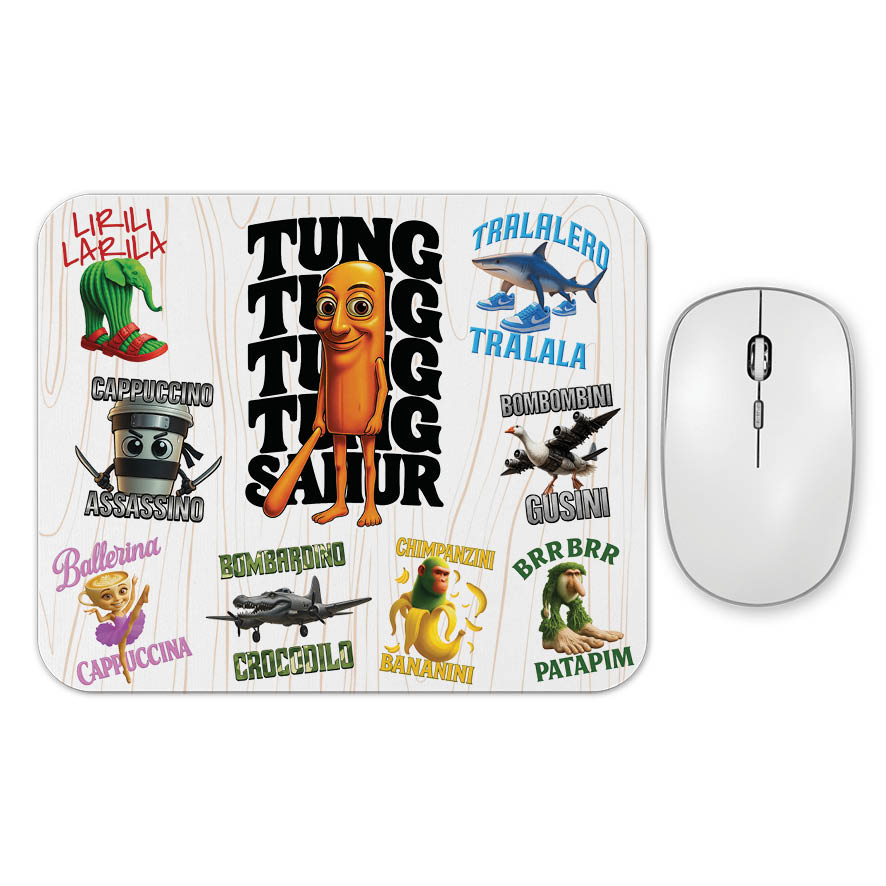 Mousepad Brainrot Collection Σύνθεση