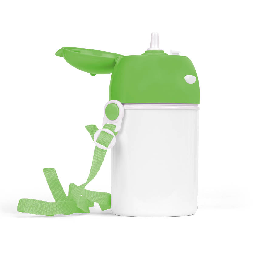 Μπουκάλι πλαστικό με καλαμάκι 400ml με δική σου εκτύπωση