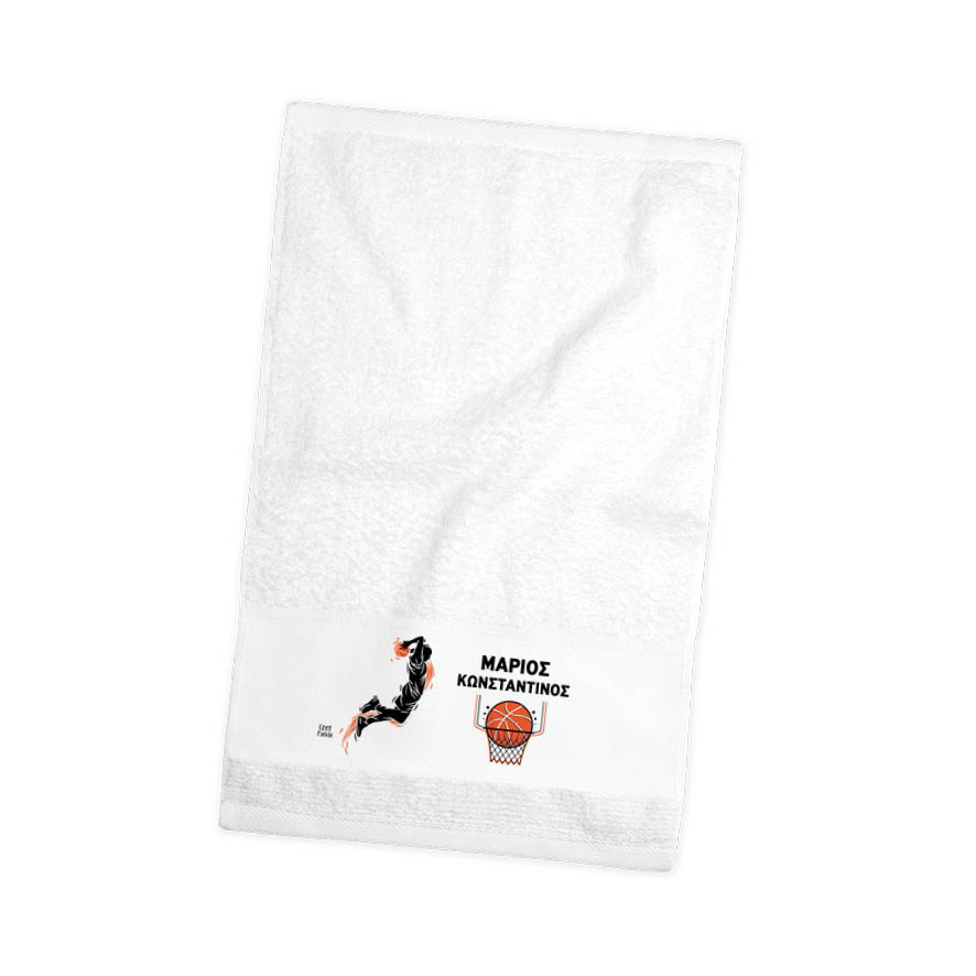 Πετσέτα χεριών βαμβακερή “Basketball”