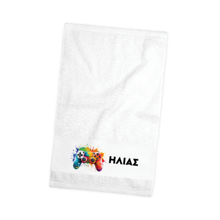 Πετσέτα χεριών βαμβακερή “Colourful playstation”