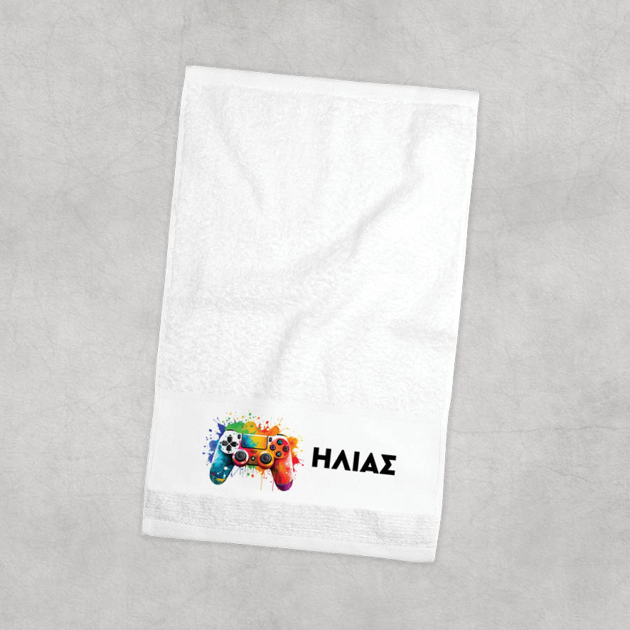 Πετσέτα χεριών βαμβακερή “Colourful playstation”