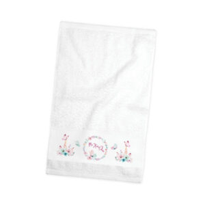 Πετσέτα χεριών βαμβακερή “Floral Butterflies”